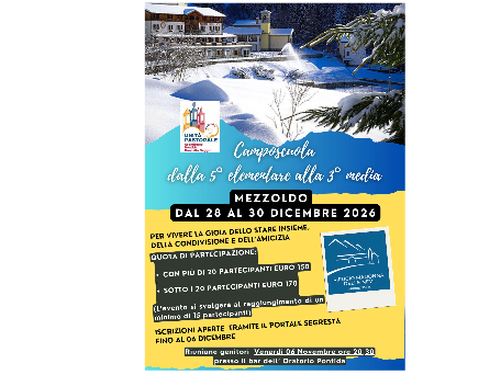 CAMPOSCUOLA INVERNALE 2026
